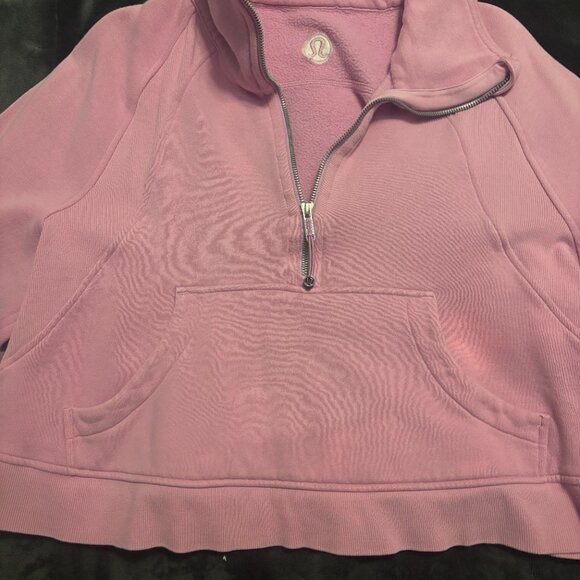 Lululemon Half-Zip Scuba in Bubblegum Pink Size M/L - Picture 4 of 4